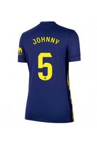 Atletico Madrid Johnny Cardoso #5 Fotballdrakt Borte Klær Dame 2025-26 Korte ermer